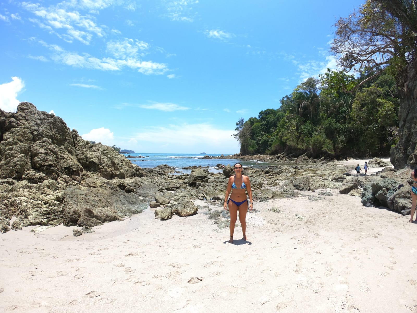 Dia ensolarado na Playa Manuel Antonio